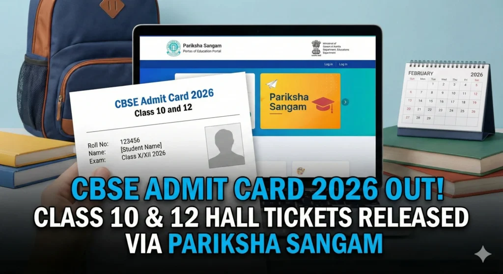 CBSE regular student admit card download