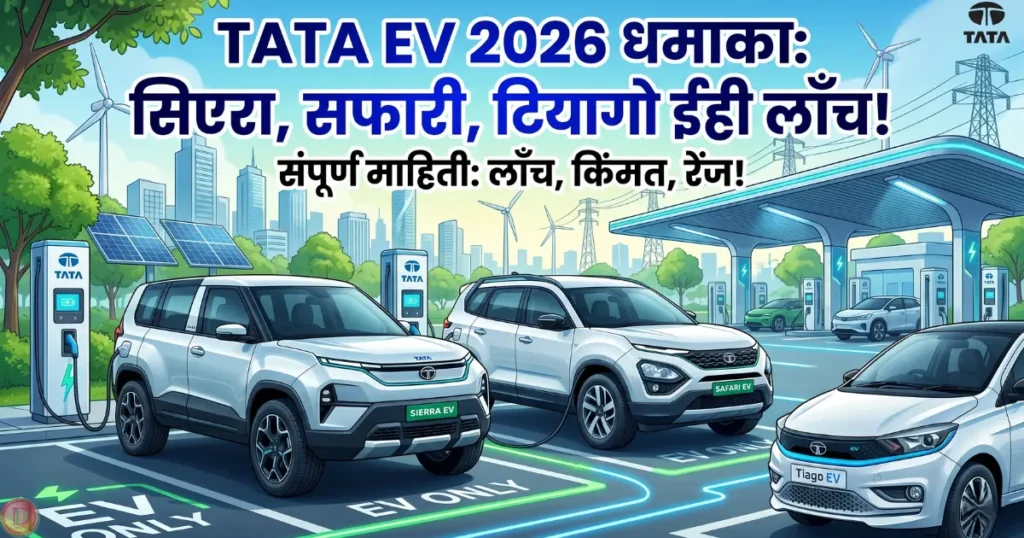 Tata Sierra EV and Safari EV 2026 Upcoming Electric Cars Price and Range in India