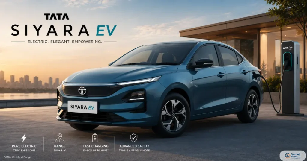 Tata Sierra EV 2026 Front Look and Launch Details Marathi